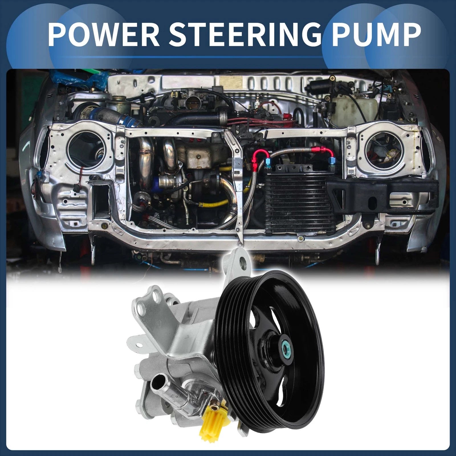 Power Steering Pump with Pulley for Nissan Altima (2007–2012) No. 491101AA0A