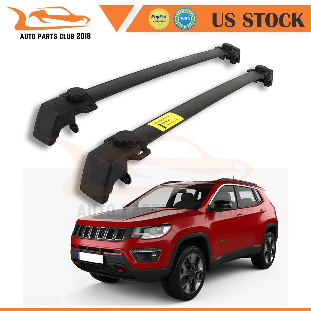 Roof Rack Rails for Jeep Compass (2011–2016) Cargo Carrier Crossbar Set