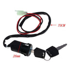 2 Wire Ignition Key Switch Lock for ATV Go Kart