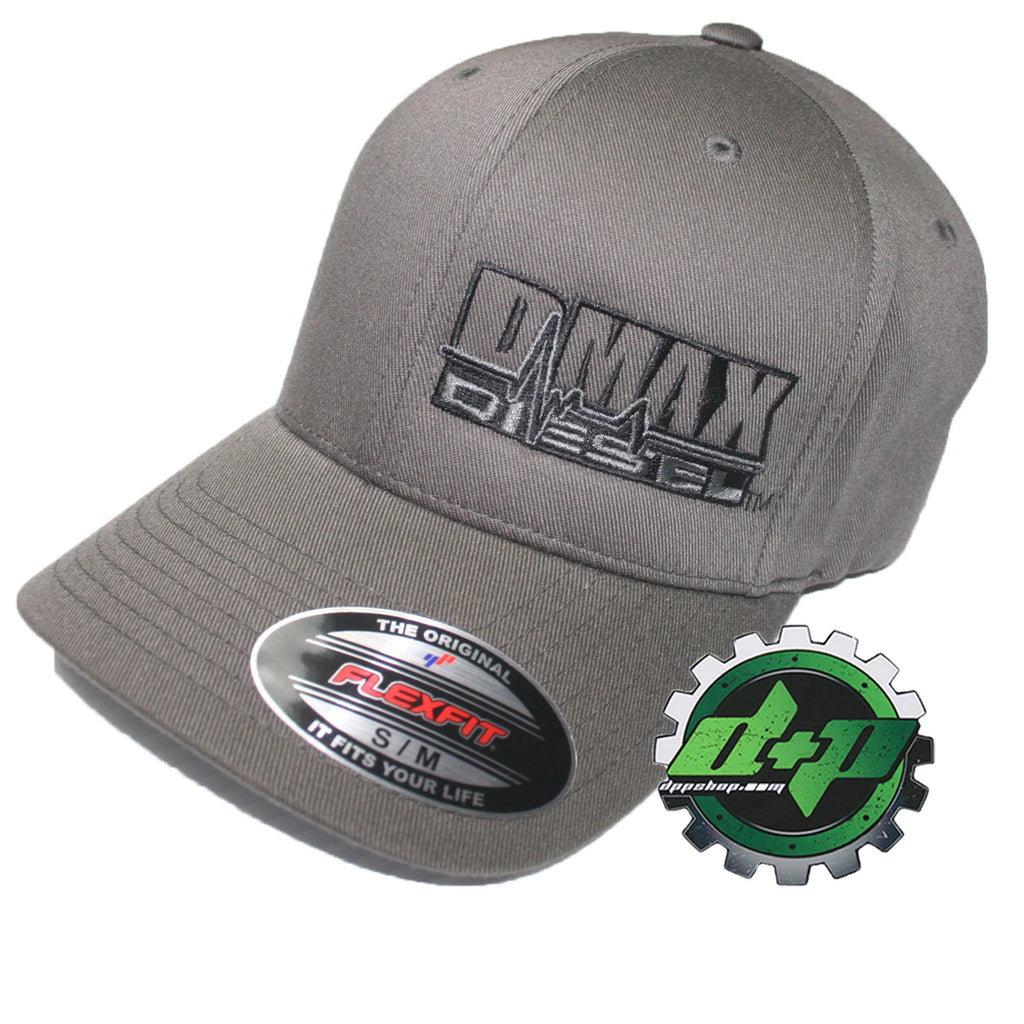 Duramax Hat Ball Cap Fitted Flex for Chevy Dmax (S/M) Dark Gray