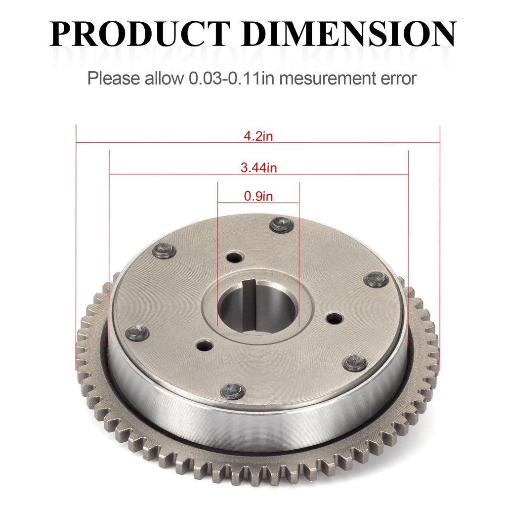 Roller Type Starter Clutch Gear for Polaris RZR 170 (2009–2021) #0454742 #0454594