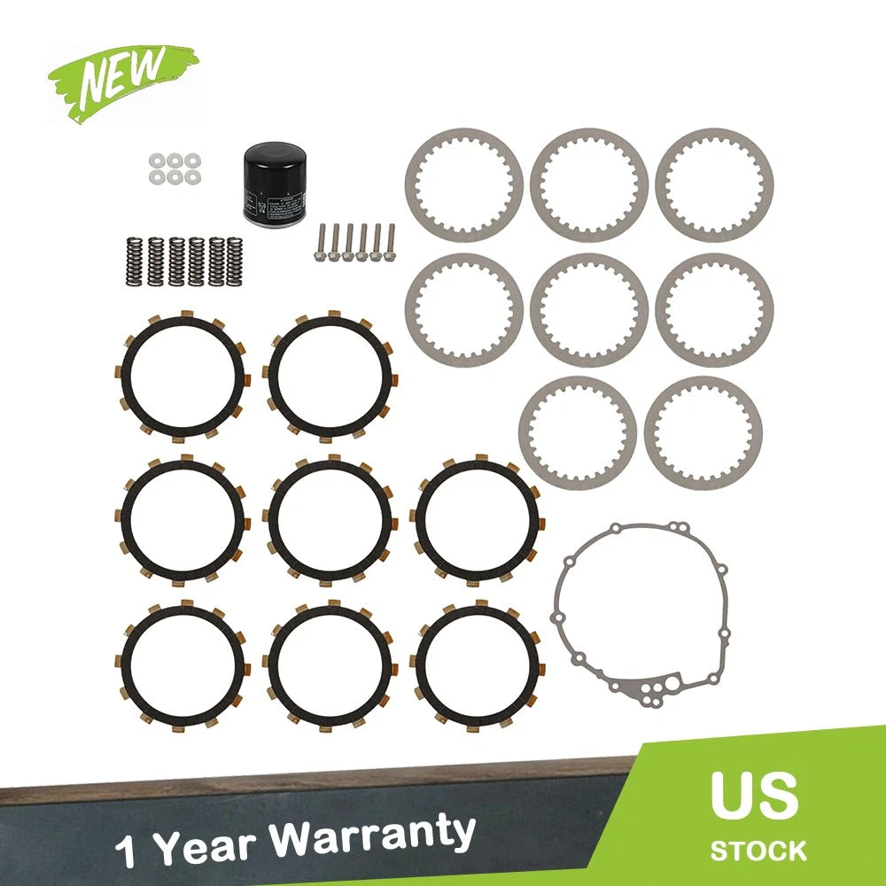 Heavy Duty Clutch Friction Plates Kit for Yamaha YZF-R6/S (2003–2009)