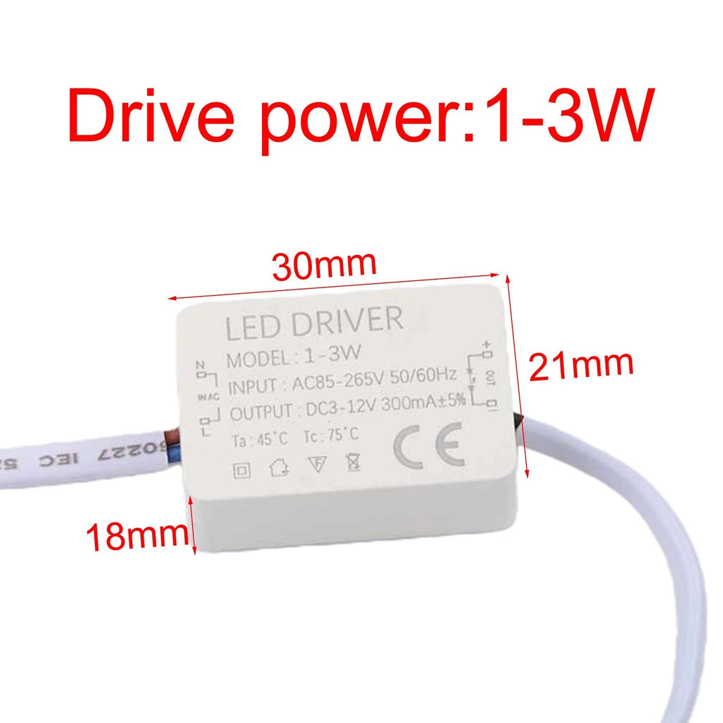 LED Driver Power Supply Unit AC85-265V for UK Lighting Transformers