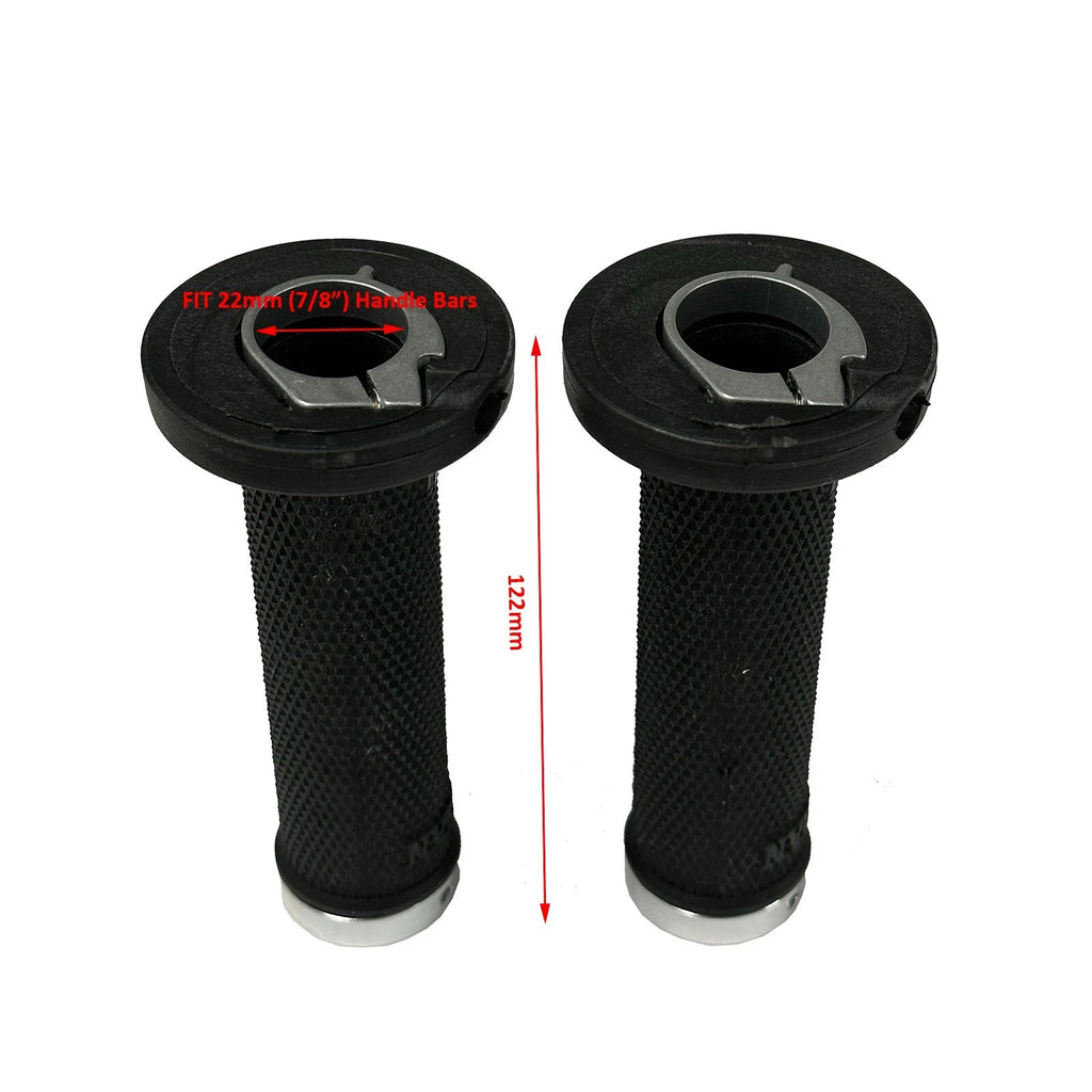 Pair of 22mm 7/8" Anti-Slip Handlebar Grips for Push Bike MTB BMX