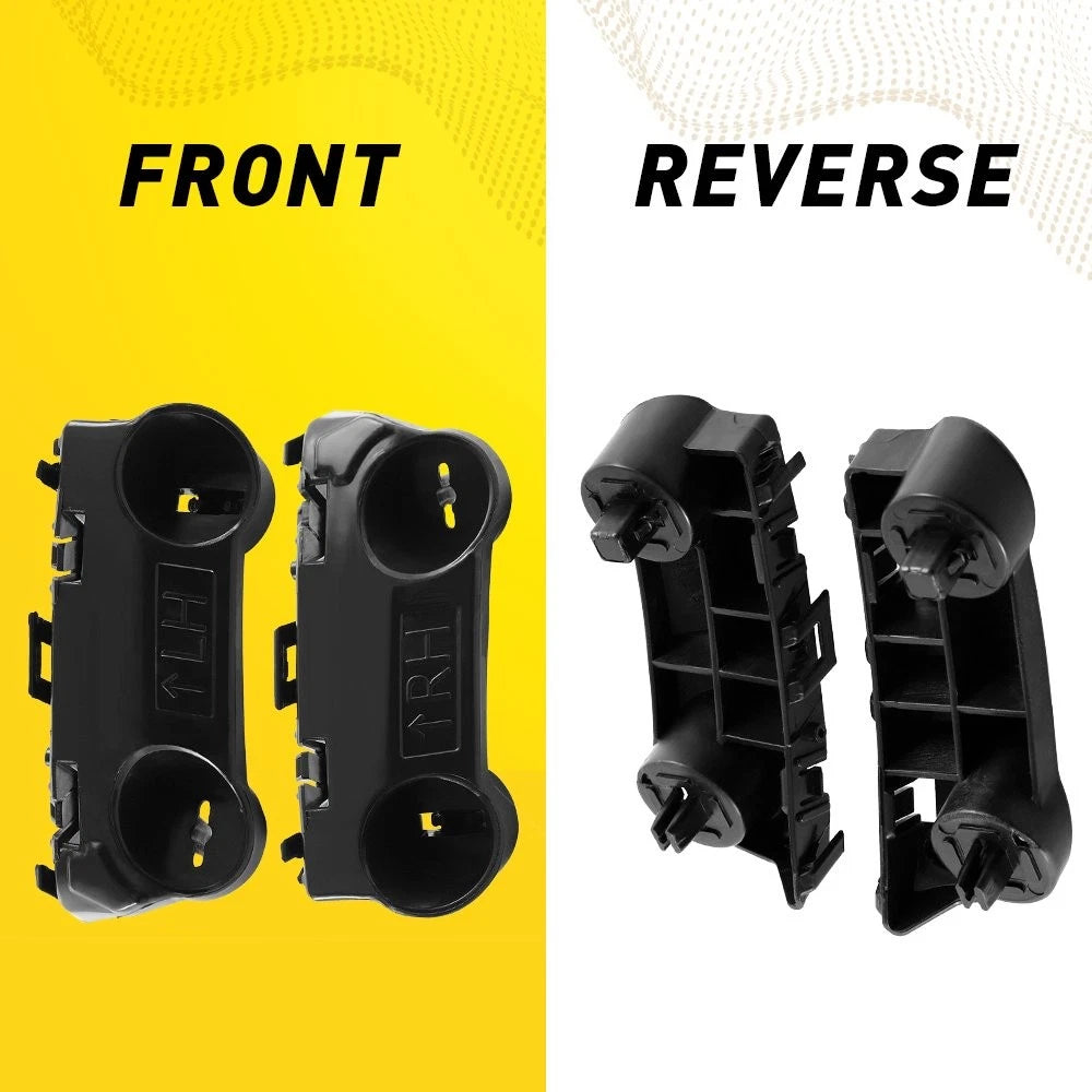 Pair Front Bumper Bracket Beam Mount Support LH & RH for Infiniti Q50 (2014–2021)
