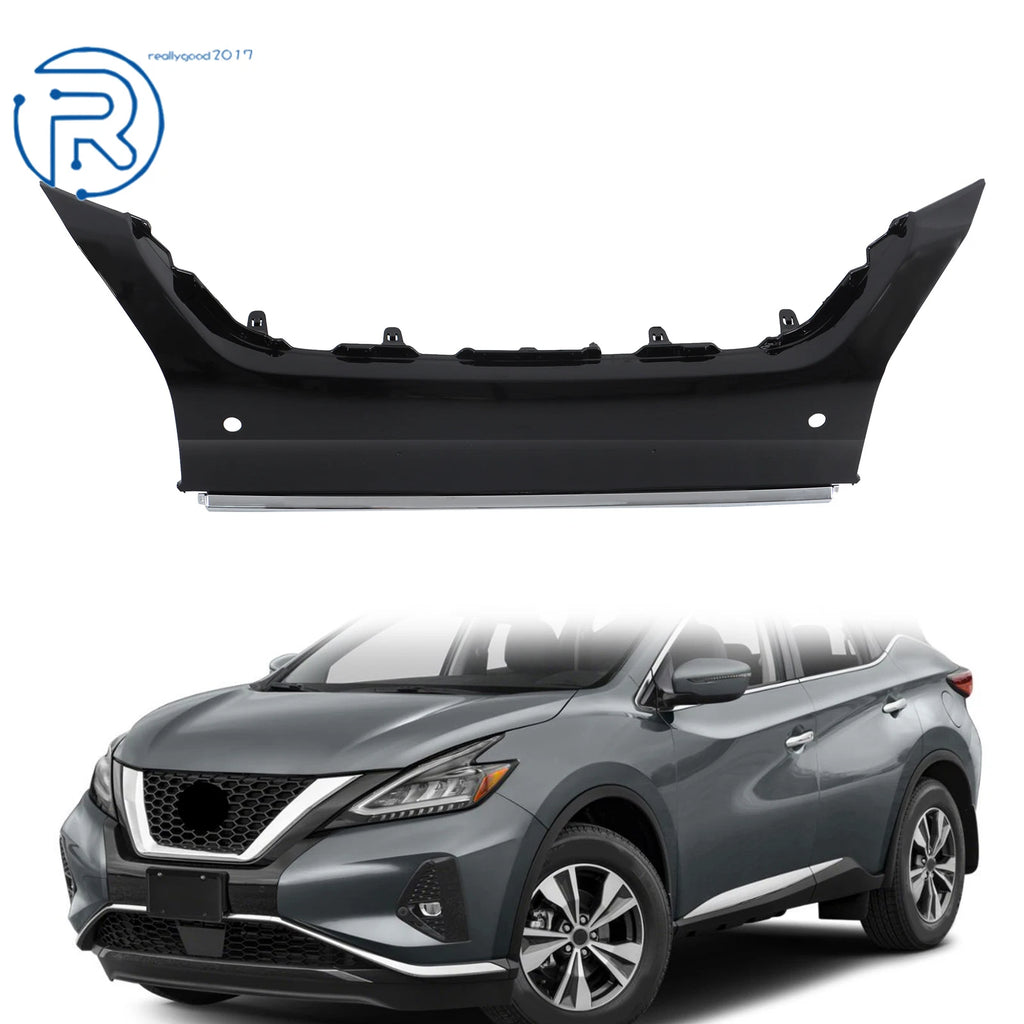 Front Bumper Face Bar with Radar Hole for Nissan Murano (2019–2022)
