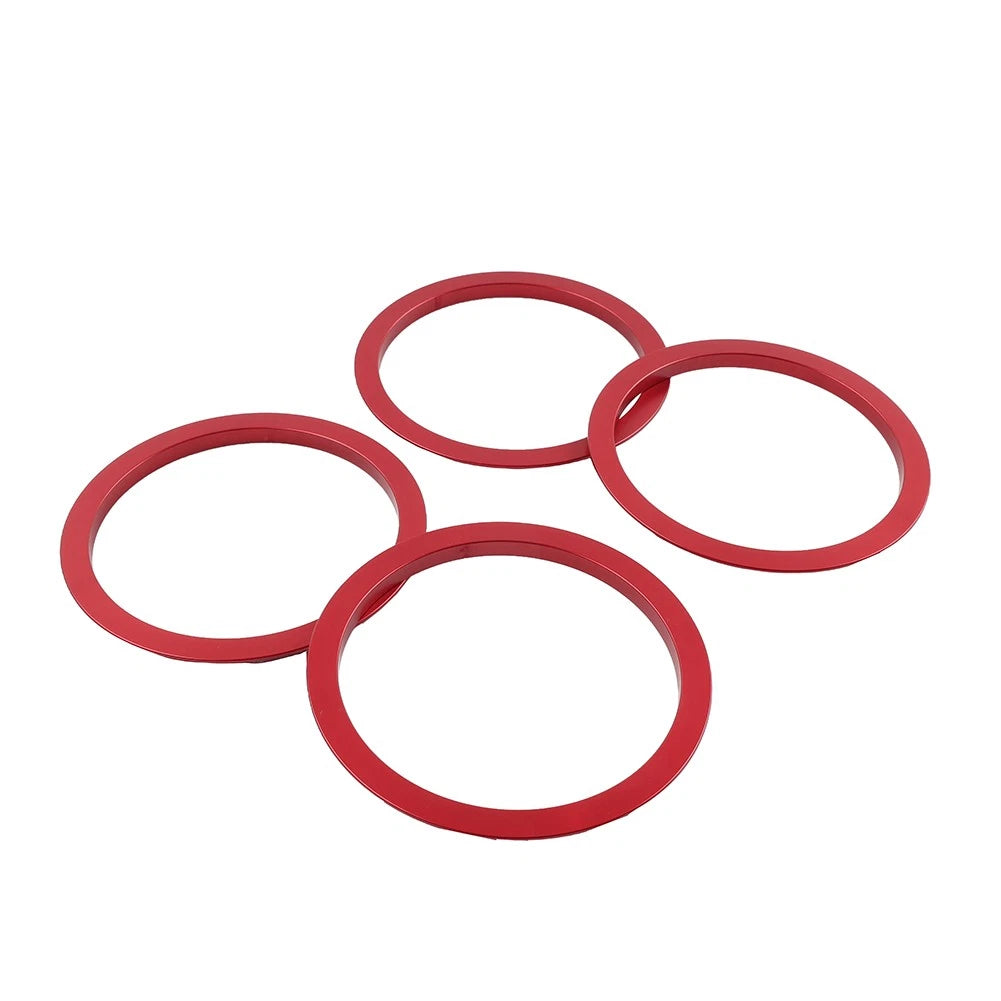 A/C Vent Ring Inner Trim Covers for Toyota Tacoma (2016–2022) Red