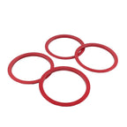 A/C Vent Ring Inner Trim Covers for Toyota Tacoma (2016–2022) Red