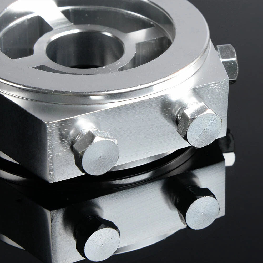 Oil Filter Sandwich Adapter Plate Kit for Racing Sport (Fit)