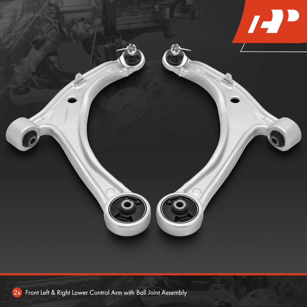 2X Front Lower Control Arm with Ball Joint for Honda Odyssey (2014-2017)