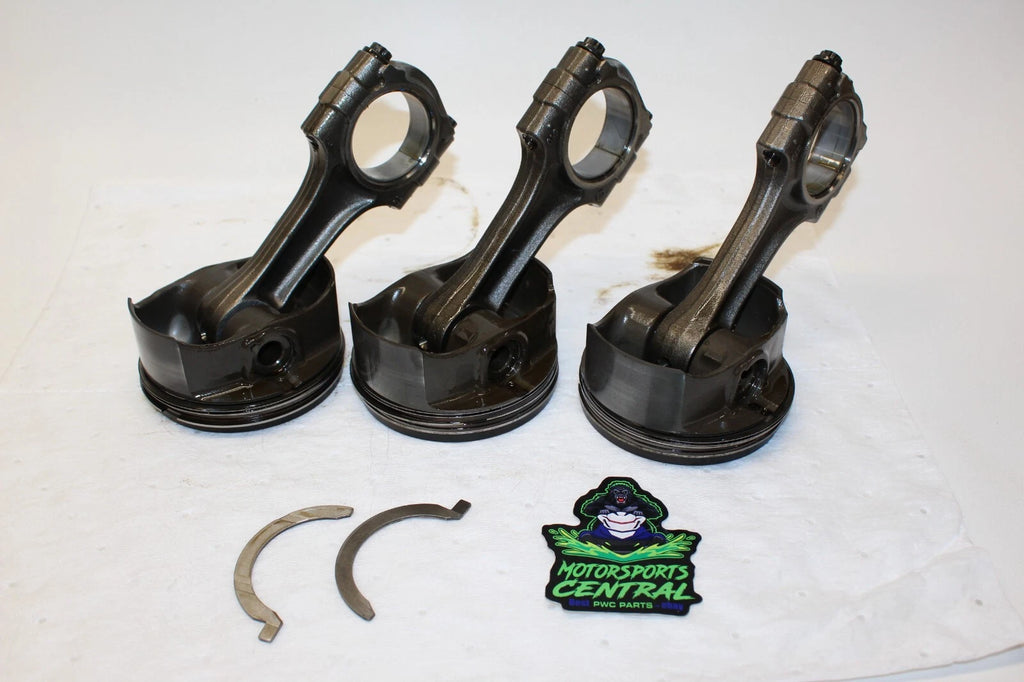 Set of 3 Connecting Rods with Standard Piston for Seadoo 215 230 255 260 (OEM 420917518)