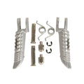 Silver Front Footrest Footpeg Pegs for Suzuki GSXR600 GSXR750 GSXR1000 (2001–2025)