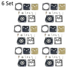 6X Carburetor Diaphragm Kit for Dolmar PS630 PS6400 PS7300 PS7900 RB-201