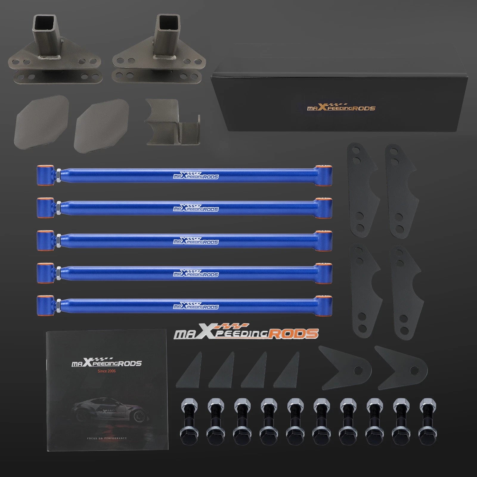 Universal Weld-On Parallel 4-Link Kit for Truck Fitment (Classic Air Ride) (1970–1979)