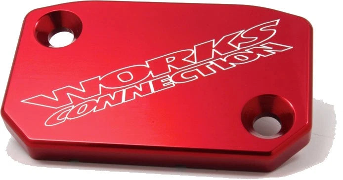 WORKS Front Brake Cover Red for Husqvarna TX 300 & TC 125 (2014–2017)
