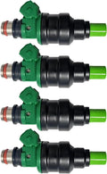 Set of 4 Fuel Injectors 35310-32660 for Hyundai Sonata 2.4L (1989–1991)