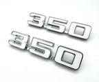 Fender Emblems Chrome White Fill Replacement for 1969 Chevrolet Camaro