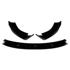 Front Bumper Splitter Spoiler Lip for Mercedes Benz E Class (2024) Black