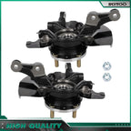 Pair Front Steering Knuckle & Wheel Bearing Hub for Hyundai Accent (2006–2011)