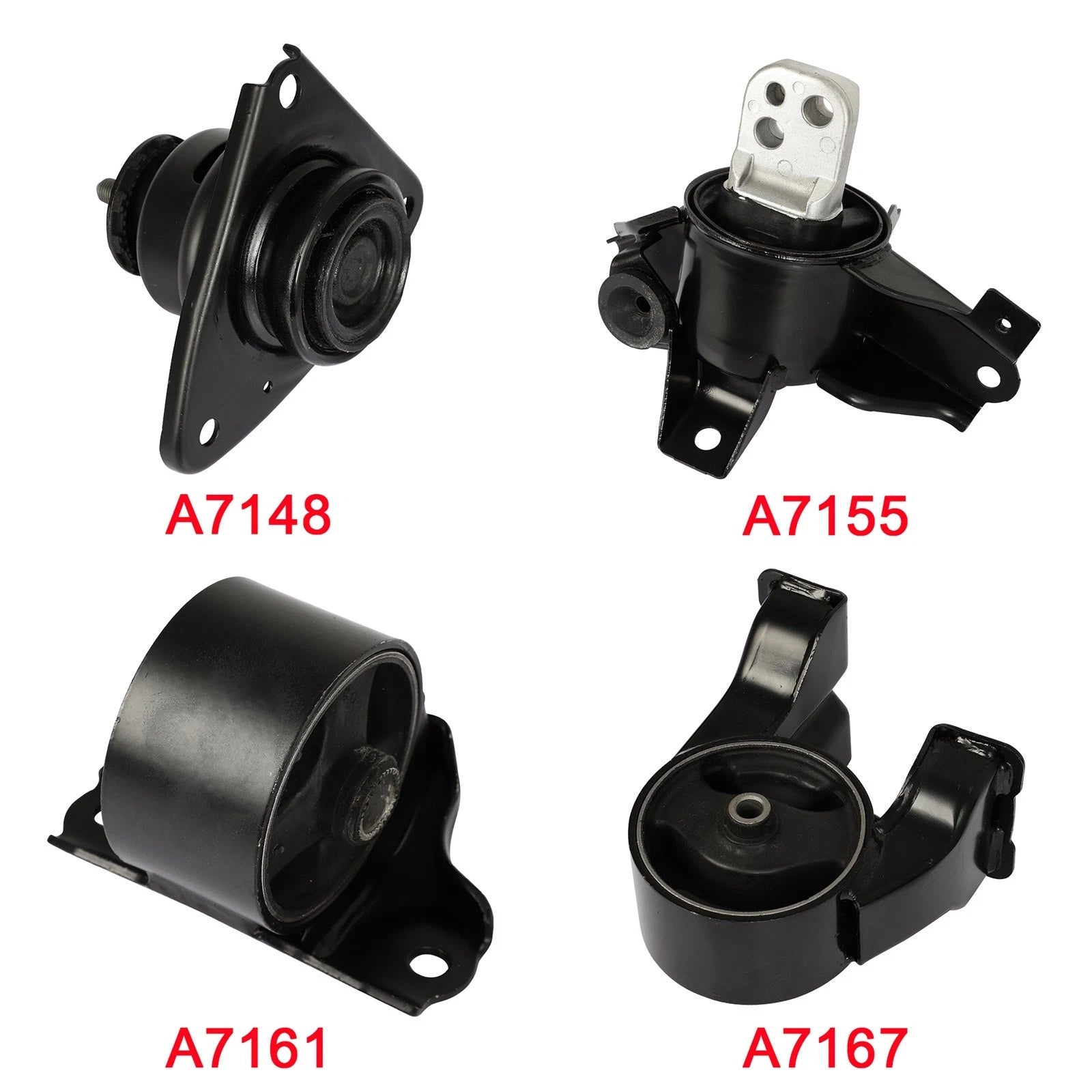 4Pcs Engine Motor Mount Kit for Hyundai Elantra (2007–2010) 2.0L