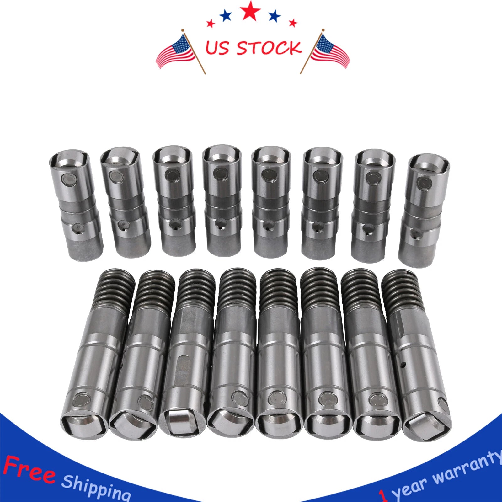 Set of 16 Active Fuel Management Valve Lifters for Chevy 5.3L 6.0L 6.2L