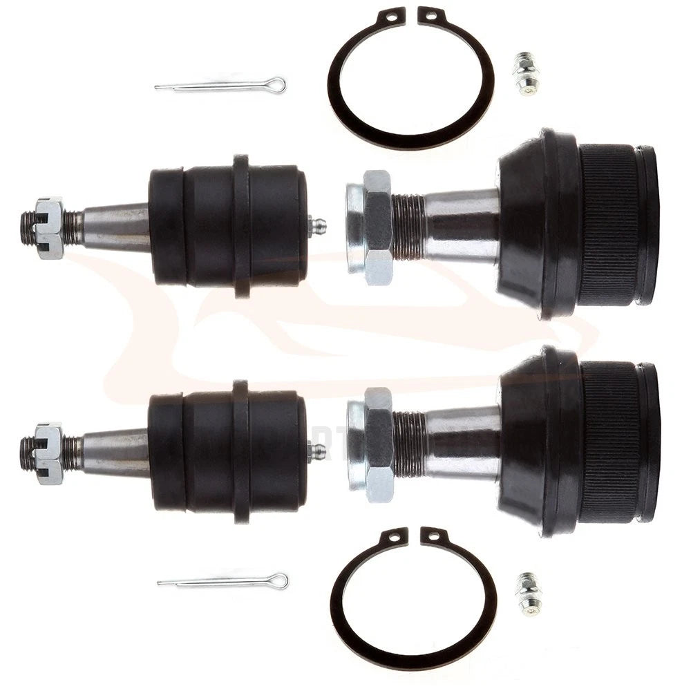 Set of 4 Front Lower Upper Ball Joints Suspension Kit for Dodge Ram 1500 (1994–1999)