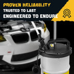 Oil Extractor Pump Tool Set for Brake Fluid Removal (6.5L)