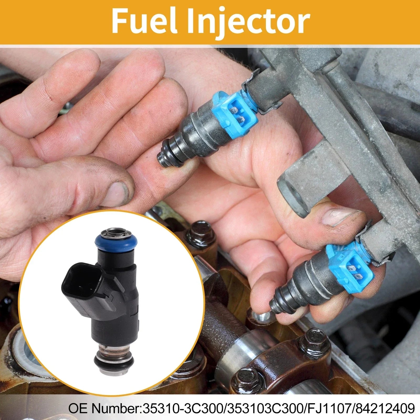Fuel Injector 1 x No.35310-3C300 for Hyundai Genesis 3.8 (2010-2016)
