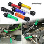 Front Foot Pegs Adapters for Kawasaki Ninja 250R 650R ZX6R ZX14R Z650RS 125