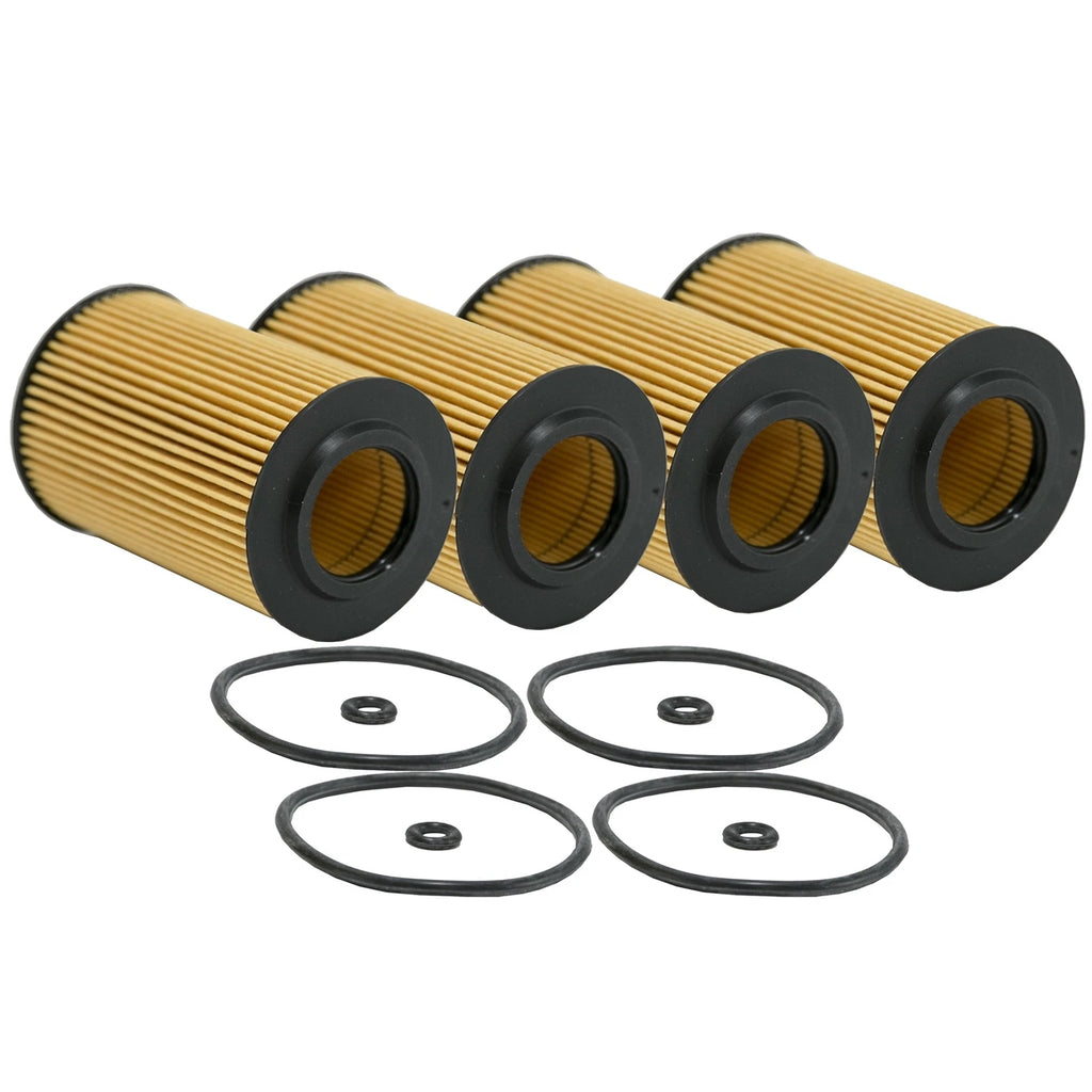 Set of 4 Wix Engine Oil Filters for Audi Volkswagen 2.0L Turbo Diesel