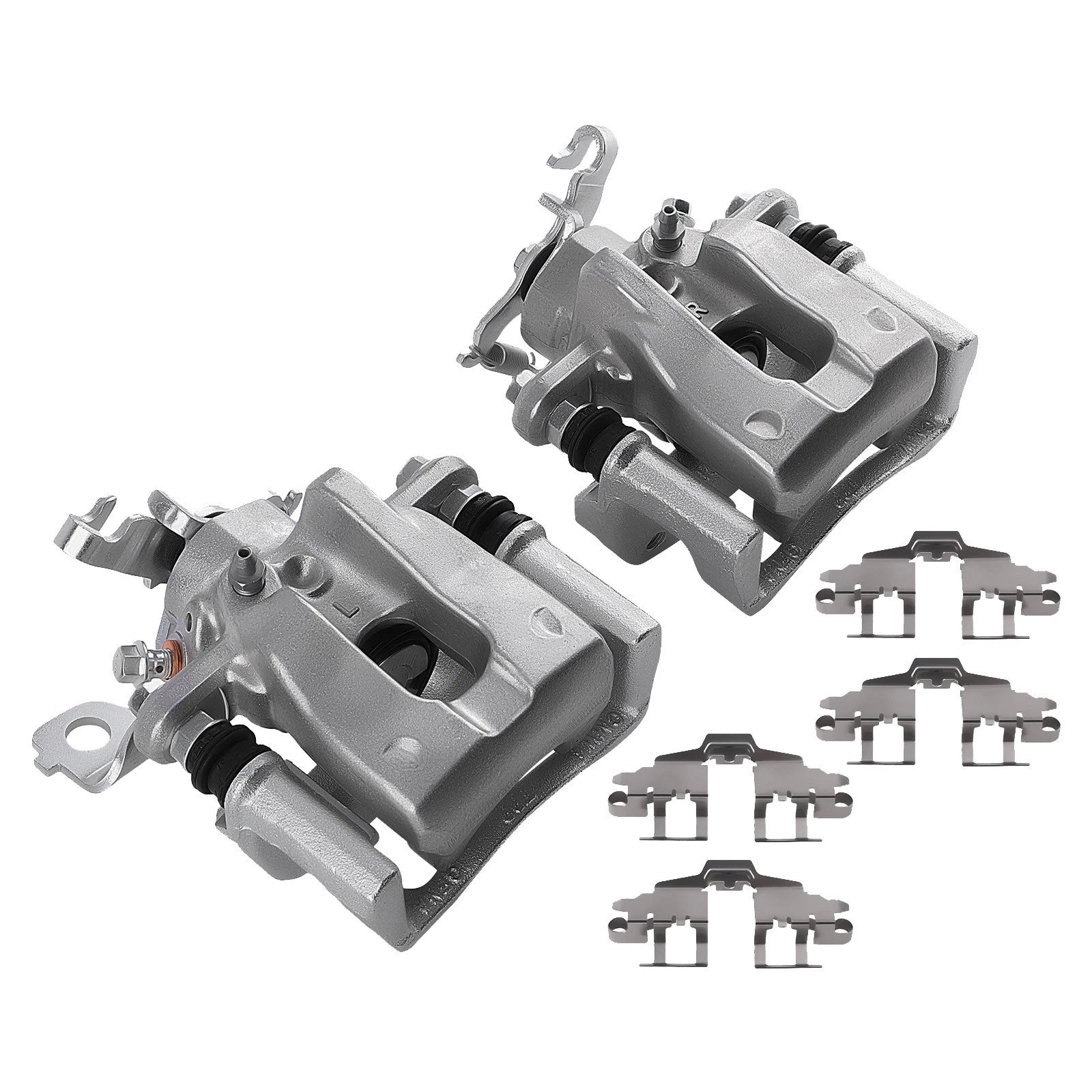 2X Rear Brake Calipers with Bracket for Pontiac Vibe L4 1.8L (2009–2010) 19B3797