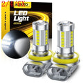Set of 4 H11 H9 H8 LED Fog Light Bulbs 100W 5000LM 6500K Conversion Kit