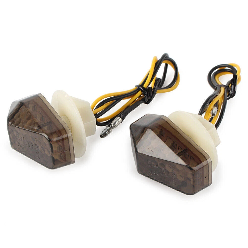 2X LED Turn Signal Indicator Lights for Suzuki GSXR600 GSXR750 GSXR1000 (E-marked)