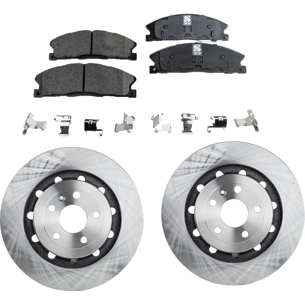 Brake Disc and Pad Kit for Ford Explorer, Lincoln MKS (2013–2016)