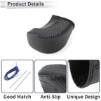 Gear Shift Knob Cover for Toyota Tacoma (2016–2022) Black Carbon Fiber Blue