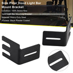 Side Pillar Hood Light Bar Mount Bracket for Honda Pioneer 700 1000 (2014–2023)