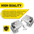 Set of 2 Front Lower Door Hinges for Chevy GMC Sierra 1500 (2007–2013)
