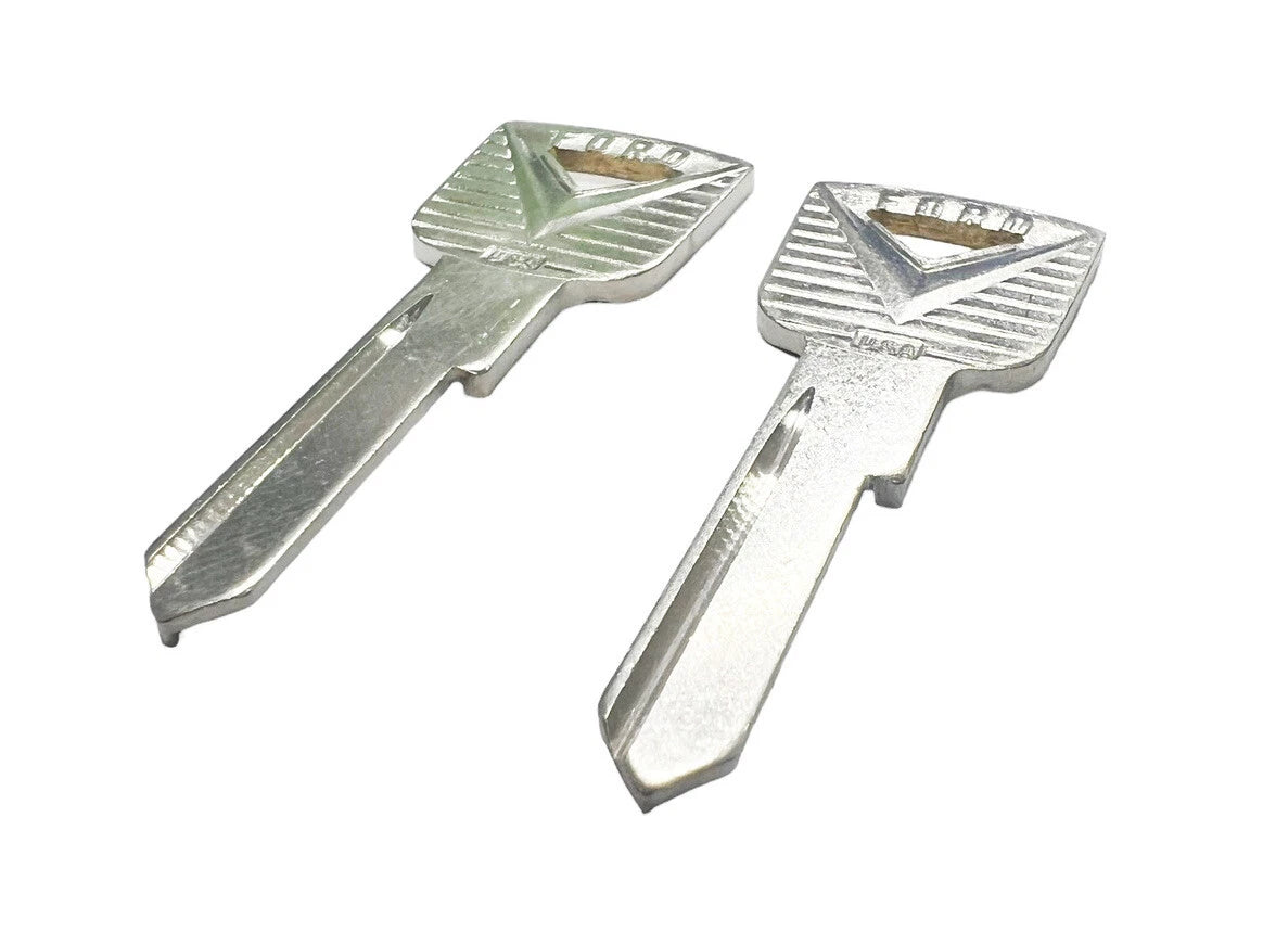 Ignition Blank Keys Pair for Ford Vehicles (1952–1965)