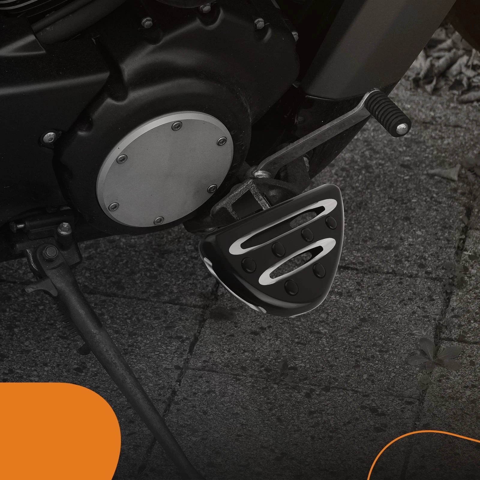 Rear Passenger Floorboard Pedals for Harley Street Glide