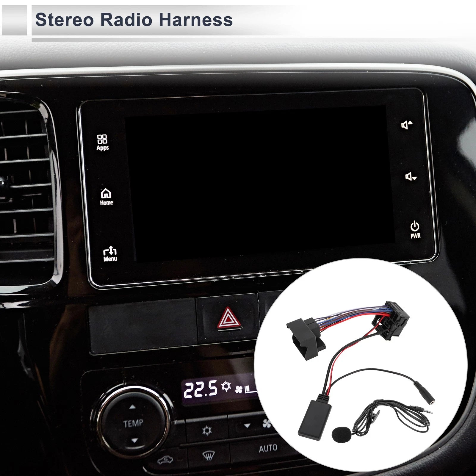 Stereo Radio Harness for Ford (16Pin Microphone, Handsfree)