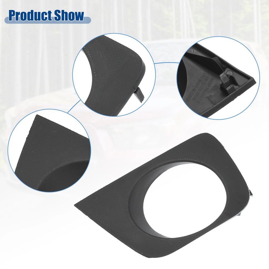 1 Pair Fog Light Grille Cover Trim for Toyota (No. 5212835040)