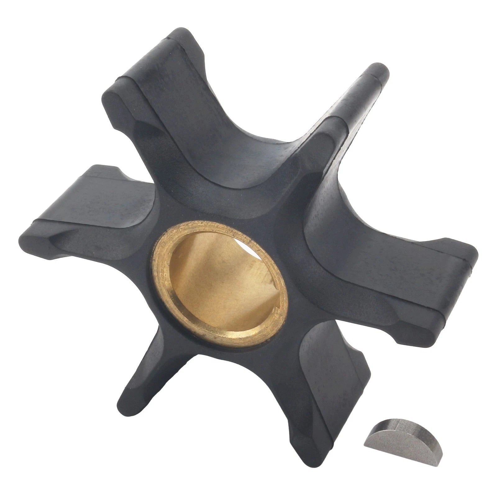 Water Pump Impeller & Key for Evinrude Johnson Outboard 85-235HP (1980–1990)