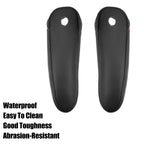 Front Seat Armrest Covers for Lexus RX300 RX330 RX350 Black w Red Stitches