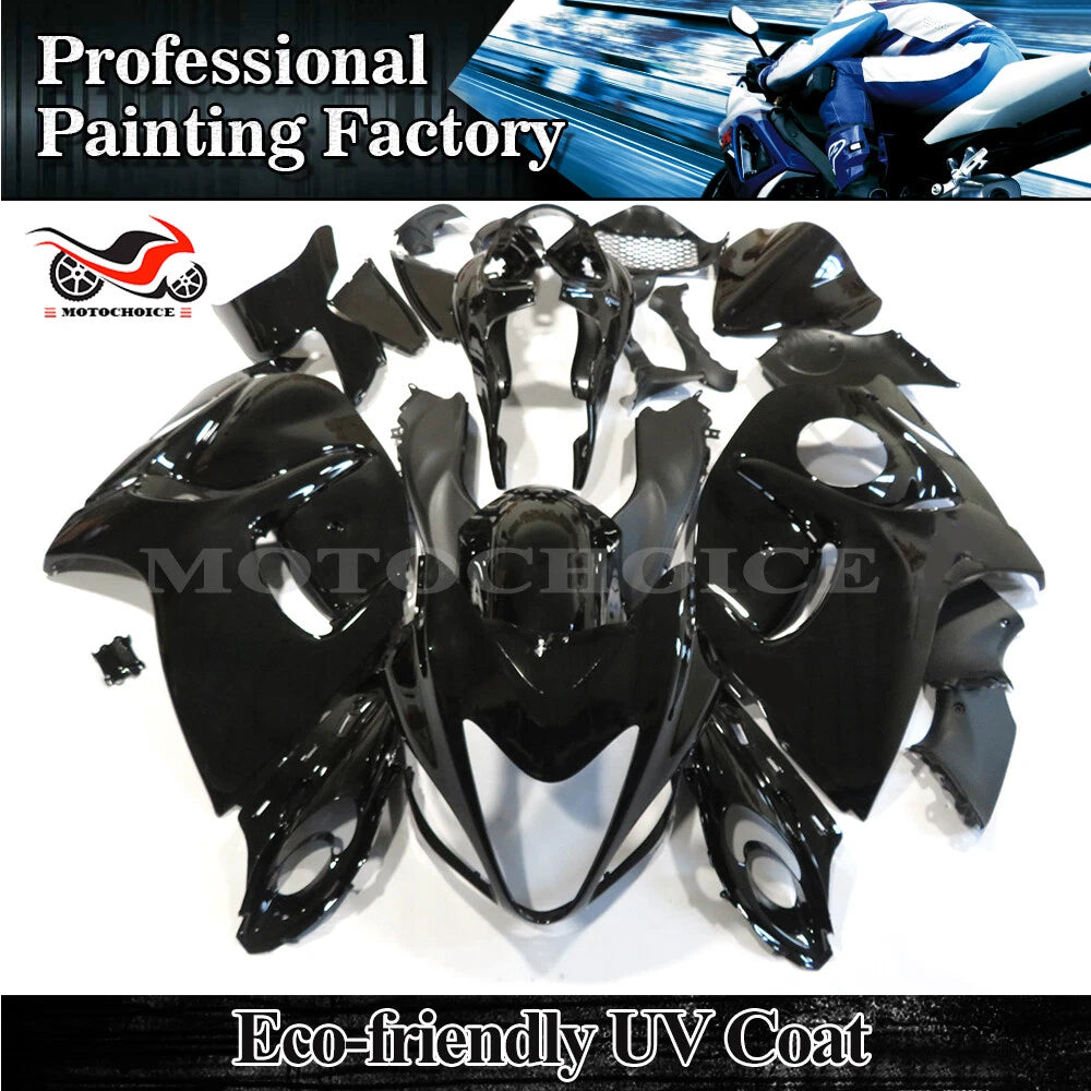 Glossy Black Injection Fairing Kit for Suzuki Hayabusa GSXR 1300 (2008–2020)