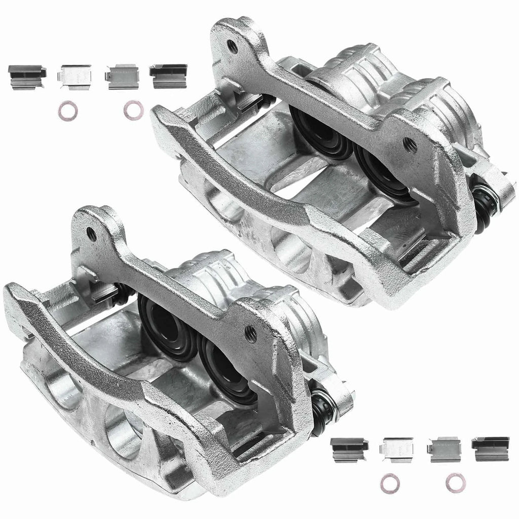 2X Front Disc Brake Caliper with Bracket for Ford Mustang (2011-2014)