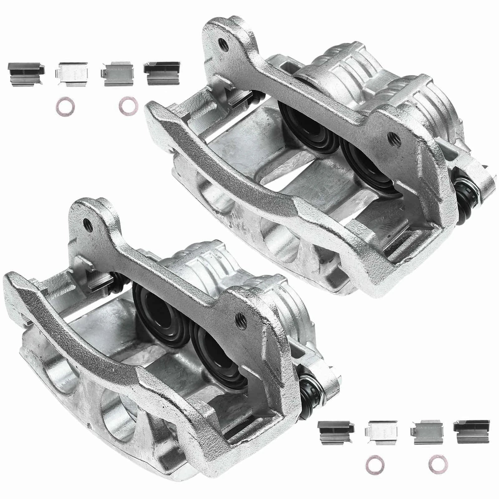 2X Front Disc Brake Caliper with Bracket for Ford Mustang (2011-2014)