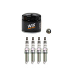 Wix Engine Oil Filter & NGK 4 Iridium IX Spark Plugs for Kia Rio (2001–2023)