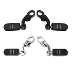 1 1/4" Short Angled Highway Engine Guard Footpegs for Harley Touring