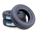 Set of 3 ROCKMAN ST175/80R13 8-Ply Trailer Tires 11169