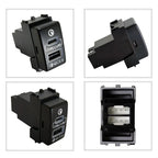 USB QC3.0 Charger PD for Nissan Altima Sentra X-trail Pathfinder Frontier Rogue